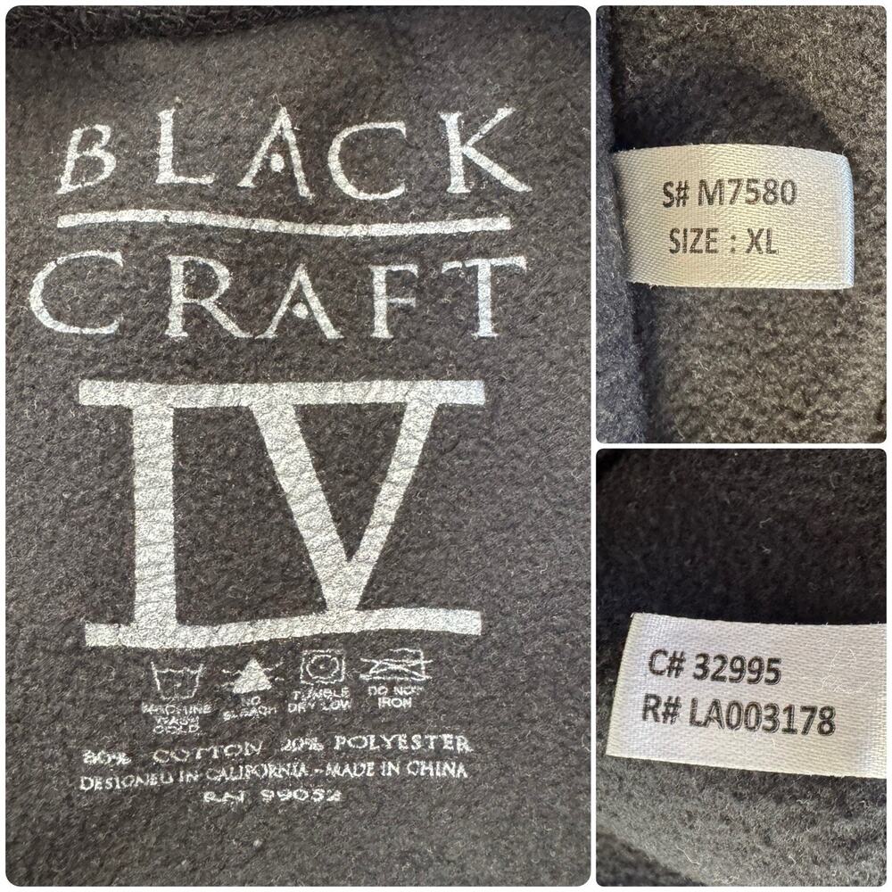 BLACKCRAFT Cult IV Graphic Sweatpants Occult Symbol Joggers Gothic Steampunk XL - Picture 7 of 7